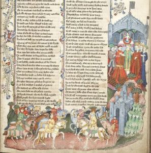 John Rylands Library - English MS 1, fol. 52r - 15th century (middle)