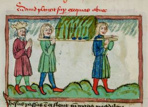 Konsistorialbibliothek (kept in the Stadtarchiv) - WD 107, fol. 57v - 15th century (middle)
