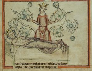 Badische Landesbibliothek - Karlsruhe 3378, fol. 4 - 14th century (middle)