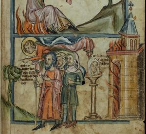 Badische Landesbibliothek - Karlsruhe 3378, fol. 105 - 14th century (middle)