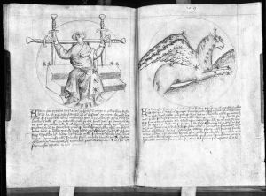 Scot, Michael p.99v-100r - 15th century
