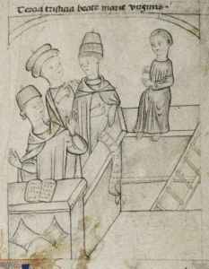 Bodleian Library - Douce 204, fol. 45v - 1430 (circa)