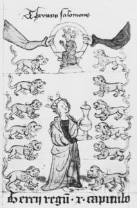 Bibliothèque royale de Belgique - 281-283 (cat. no. 2140), fol. 13r - 1390 (circa)
