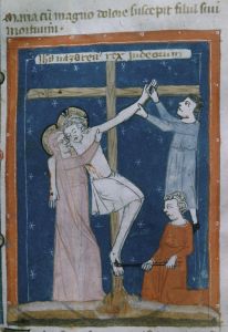Biblioteca Corsiniana - 55.K.2 (Rossi 17), fol. 36v - 14th century (first half)