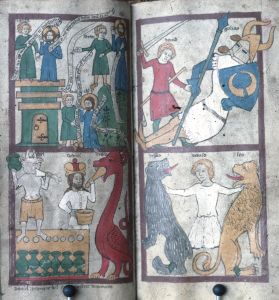 Historisches Archiv - Best. 7020 (W (with asterisk)) 105, fol. 56-57 - 14th century (second half)