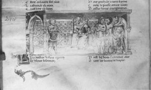 Benoît de Sainte-Maure p.214v - 14th century (second quarter)