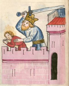 Bayerische Staatsbibliothek - Clm 3003, fol. 22v - 14th century (second half)