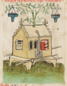 Benediktinerkollegium - Cod. membr. 8, fol. 12v - 1427