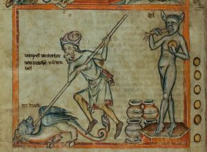 Badische Landesbibliothek - Karlsruhe 3378, fol. 44 - 14th century (middle)