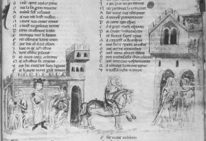 Benoît de Sainte-Maure p.225r - 14th century (second quarter)