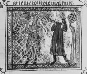 Guillaume de Lorris and Jean de Meun p.16r - 1320