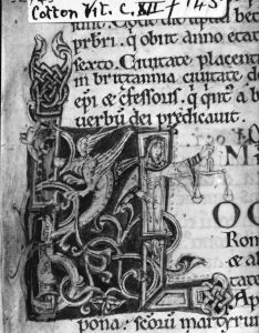 British Library - Cotton MS Vitellius C XII, fol. 143v - 11th century (fourth quarter)