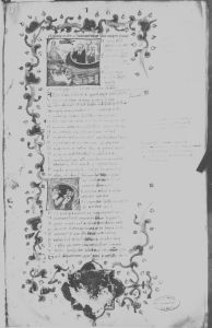 Ovid (Publius Ovidius Naso) p.1r - 14th century (late)