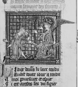 Guillaume de Lorris and Jean de Meun p.16r - 1340