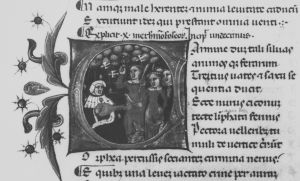 Ovid (Publius Ovidius Naso) p.100r - 14th century (late)