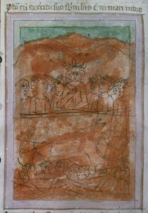 Biblioteca Corsiniana - 55.K.2 (Rossi 17), fol. 14r - 14th century (first half)