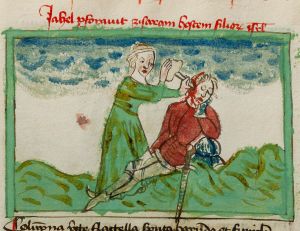 Konsistorialbibliothek (kept in the Stadtarchiv) - WD 107, fol. 64r - 15th century (middle)