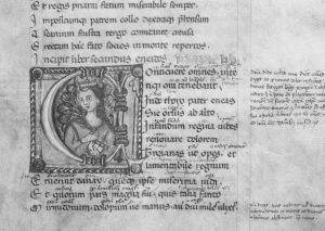 Vergil p.12r - 14th century