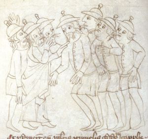 British Library - Arundel MS 120, fol. 22v - 14th century (second half)