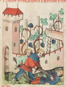 Benediktinerkollegium - Cod. membr. 8, fol. 23r - 1427