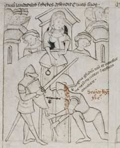 Bodleian Library - Douce 204, fol. 38v - 1430 (circa)