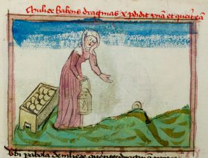 Konsistorialbibliothek (kept in the Stadtarchiv) - WD 107, fol. 74r - 15th century (middle)