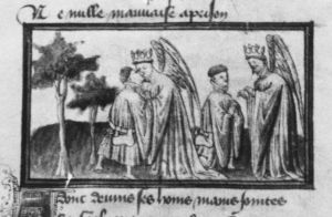 Guillaume de Lorris and Jean de Meun p.14r - 1400 (circa)