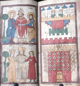 Historisches Archiv - Best. 7020 (W (with asterisk)) 105, fol. 28-29 - 14th century (second half)