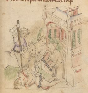 British Library - Add MS 11575, fol. 38r - 1410 (circa)