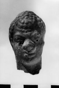Roman (Greece) - Head of a Black man - Athens Agora Museum