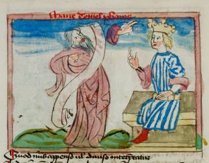 Konsistorialbibliothek (kept in the Stadtarchiv) - WD 107, fol. 84v - 15th century (middle)
