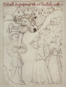 Bodleian Library - Douce f. 4, fol. 15c - 1460 (circa)