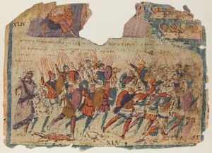 Biblioteca Ambrosiana - Cod. F 205 Inf., fol. 44-45 - 5th century (late)