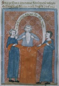 Biblioteca Corsiniana - 55.K.2 (Rossi 17), fol. 36v - 14th century (first half)