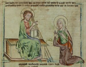 Badische Landesbibliothek - Karlsruhe 3378, fol. 128 - 14th century (middle)