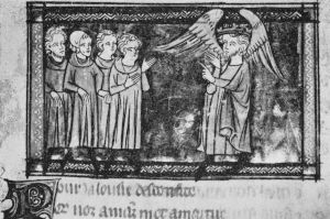 Guillaume de Lorris and Jean de Meun p.69v - 14th century