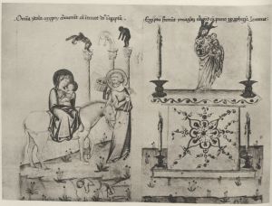 Fitzwilliam Museum - 43-1950, fol. 3v - 1370 (circa)
