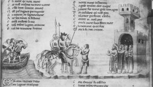Benoît de Sainte-Maure p.220r - 14th century (second quarter)