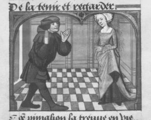 Guillaume de Lorris and Jean de Meun p.151v - 1470 (circa)