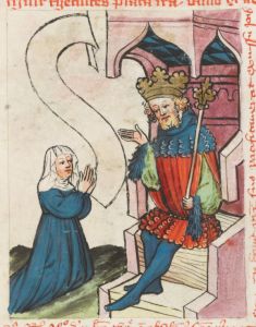 Benediktinerkollegium - Cod. membr. 8, fol. 38r - 1427