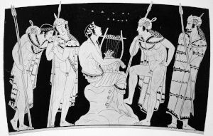 Attic red figures - 450 BC (circa)