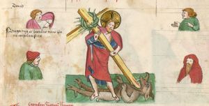 Bayerische Staatsbibliothek - Clm 3003, fol. 28r - 14th century (second half)