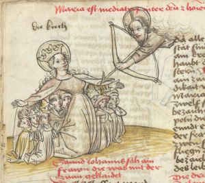 Universitätsbibliothek - germ. qu. 100, fol. 57v - 15th century (third quarter)