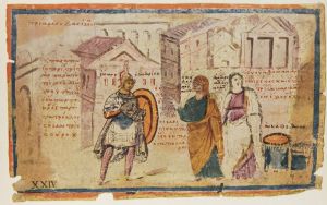 Biblioteca Ambrosiana - Cod. F 205 Inf., fol. 24 - 5th century (late)