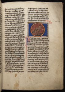 Sidney Sussex College - 100, fol. 9r - 1230 (circa)