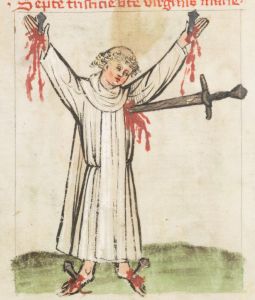 Benediktinerkollegium - Cod. membr. 8, fol. 45v - 1427