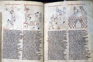 Staatsbibliothek - lat. fol. 329, fol. 23v-24r - 14th century (middle)
