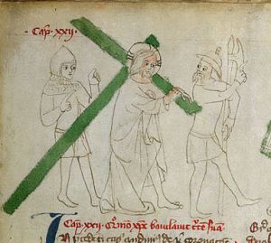 British Library - Arundel MS 120, fol. 25v - 14th century (second half)