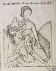 Bodleian Library - Douce 204, fol. 13v - 1430 (circa)