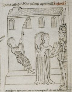 Bodleian Library - Douce 204, fol. 38v - 1430 (circa)